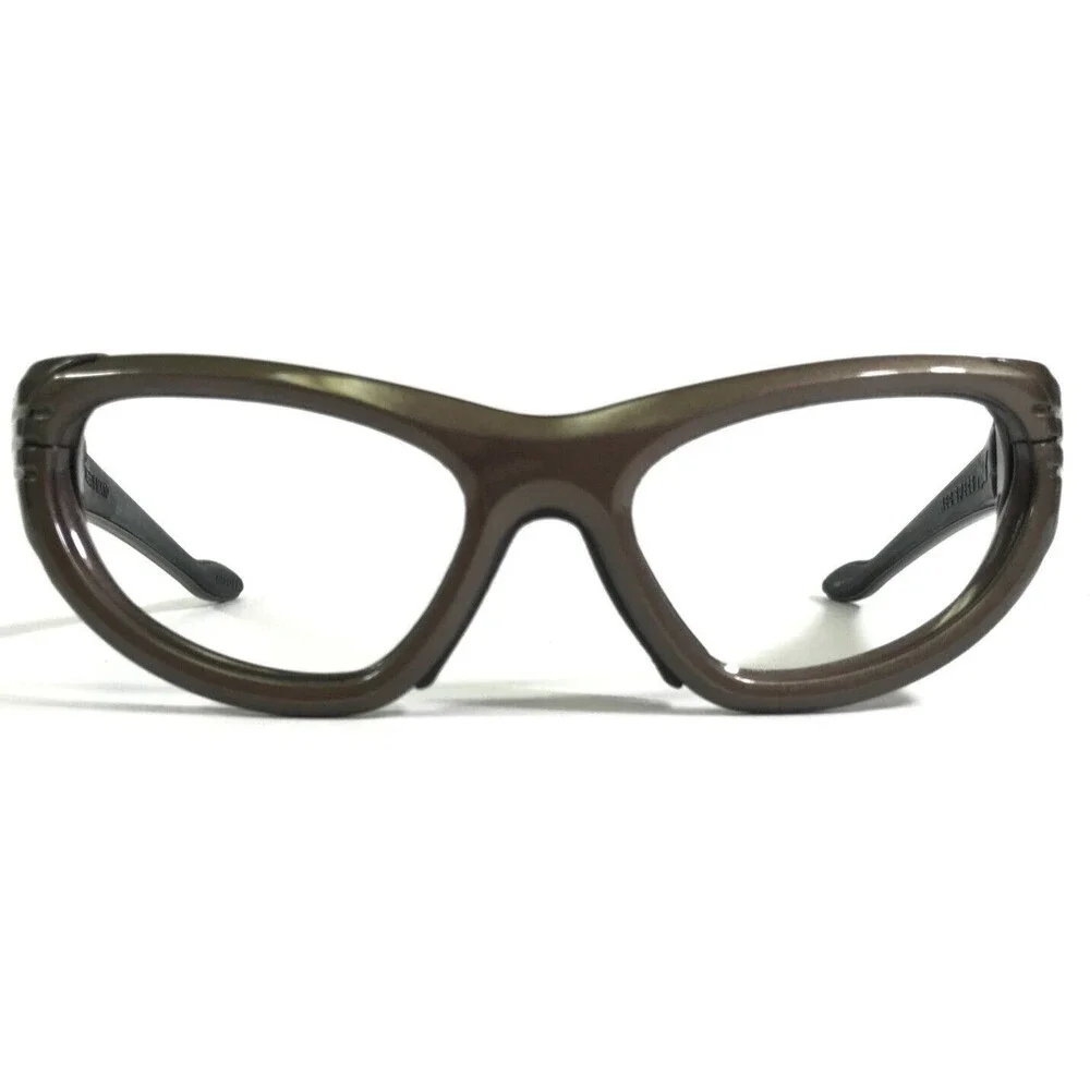 Liberty Sport Rec Specs Eyeglasses Frames MX10 Brown Square Full Rim 54-17-135
